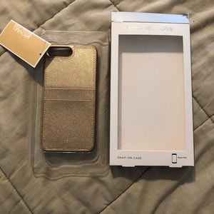 Michael Kors Leather snap on case iPhone 7/8 plus